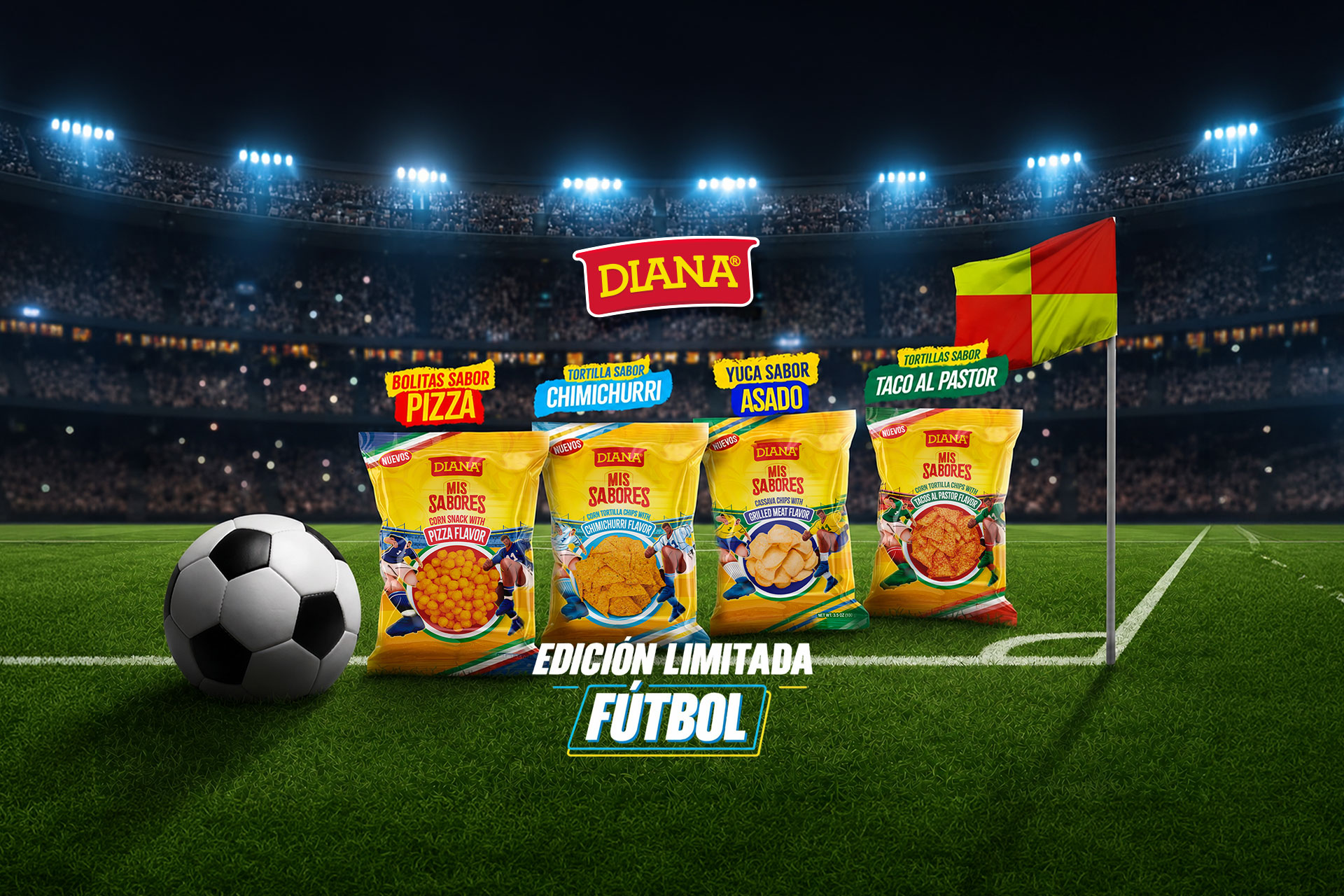 DIANA snacks — Kick off: DIANA Mis Sabores, boquitas para disfrutar el fútbol